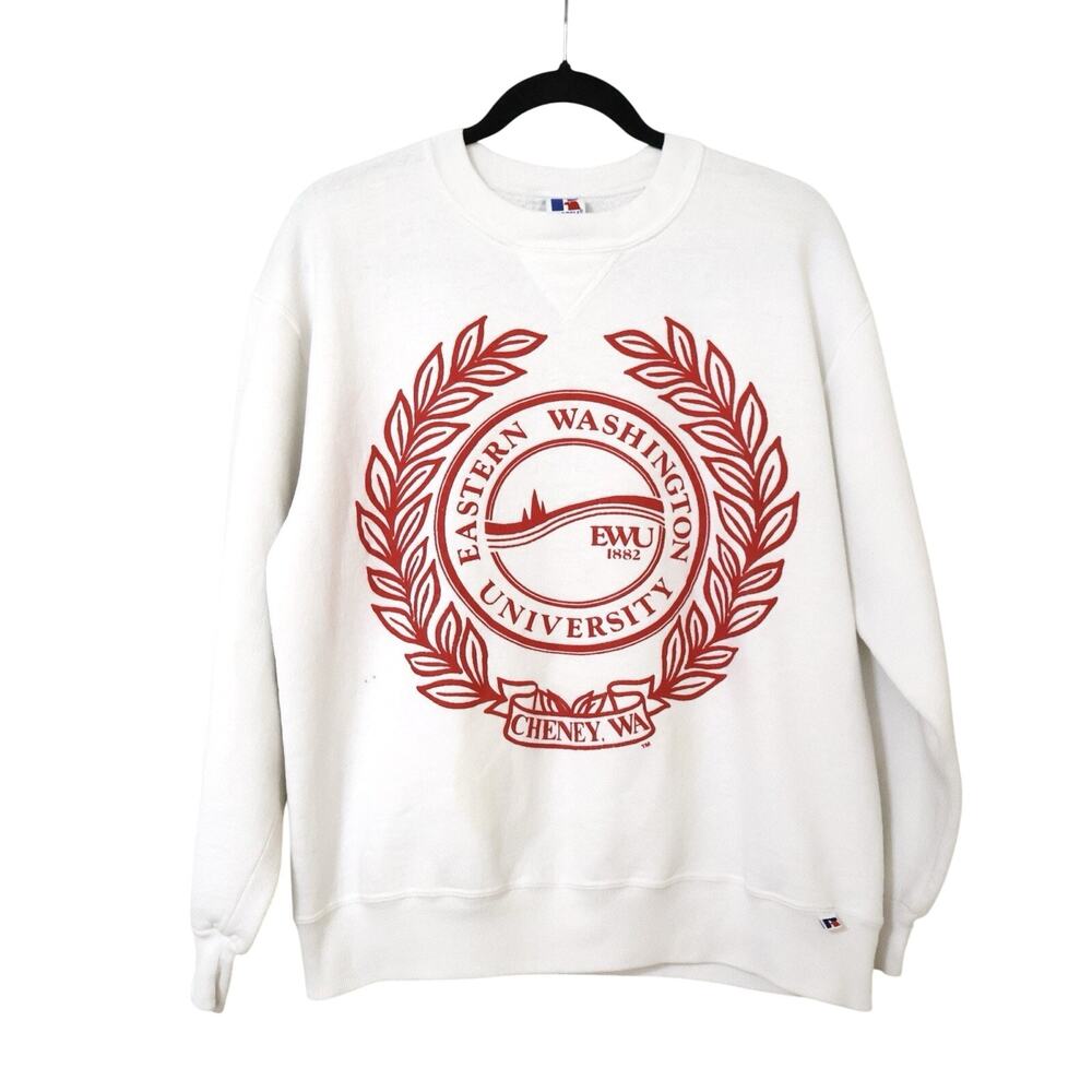 Vintage Russell Eastern Washington University EWU Crewneck Sweatshirt M 90s